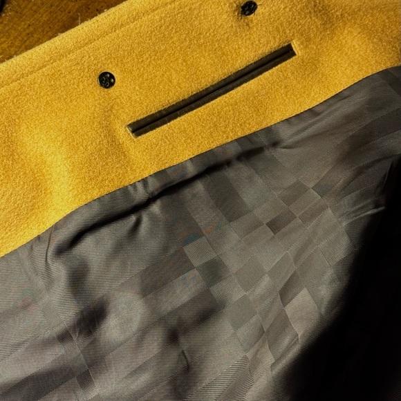 Burberry Men's Camel Wool Trench Coat - Picture 12 of 16